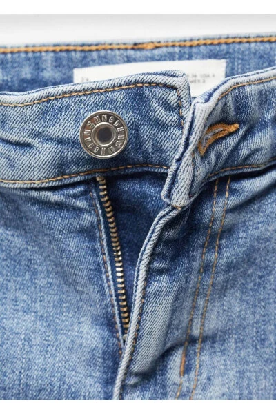 Capri jeans with decorative stitching - 5