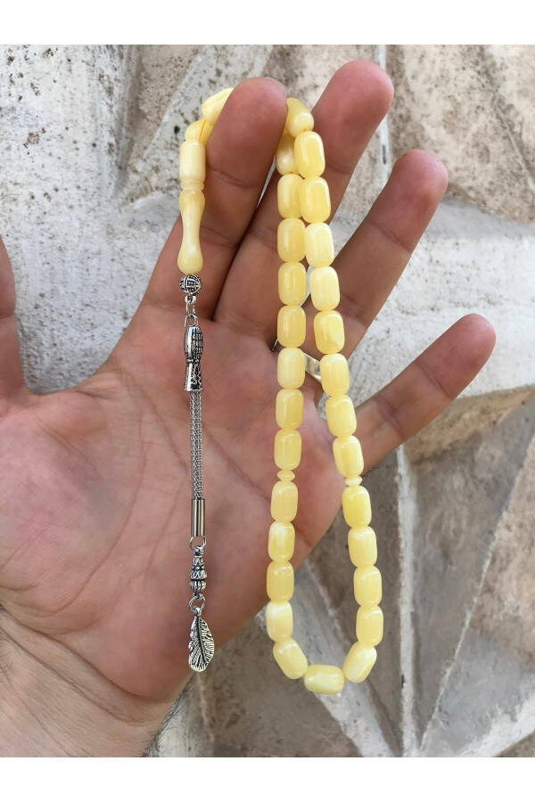 Capsule Cut Beirut Drop Amber Tasbih - 3