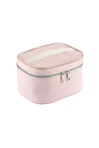 Captain Travel Makeup Organizer Makeup Bag Multifunctional Cosmetic Pouch Pink-Pink - 4