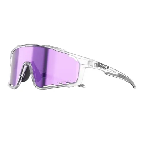 CAPVOE Polarized Cycling Glasses Men Women Mountain Bike Glasses MTB Riding TR90 Sport Sunglasses Running Bicycle K76 