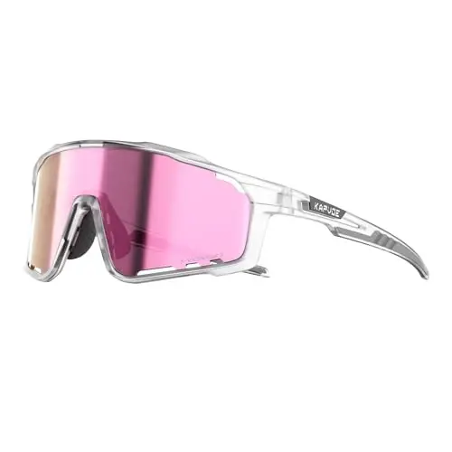 CAPVOE Polarized Cycling Glasses Men Women Mountain Bike Glasses MTB Riding TR90 Sport Sunglasses Running Bicycle K76 