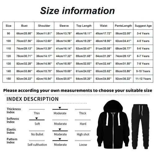 Caqnni 2 Piece Outfit Boys Pullover Hoodies Sweatshirt Suit For Kids Tracksuit Set Fall Winter Outfits (9-10 Years,Z02-Blue) - 1
