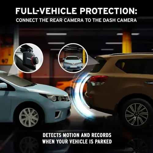 Car and Driver 4K UHD Avtomobil Kamerasi - Old va Orqa Dash Kamera, 3