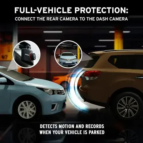Car and Driver 4K UHD Avtomobil Kamerasi - Old va Orqa Dash Kamera, 3