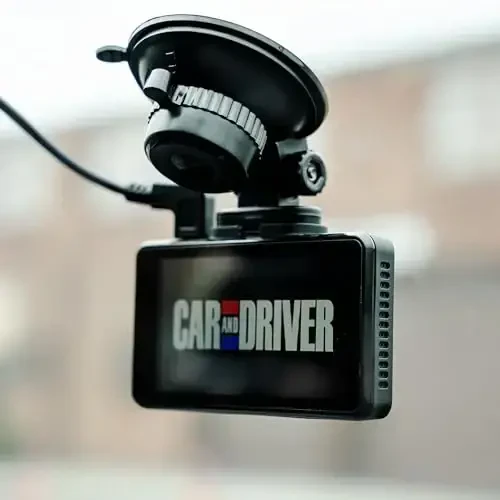 Car and Driver Eye2Pro, 4K Ultra HD Dash Cam, Wide-Angle FOV Recording Camera with Suction Mount and 3-Inch Touchscreen, 30 FPS, Includes 16GB MicroSD Card - CAR AND DRIVER (1)