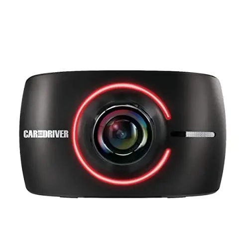 Car and Driver Full HD Dual-View Dash Cam, Front- and Rear-View System with Modular Camera, 150-Degree-Angle Lens, Night Vision, Collision Detection, and G-Sensor - 2