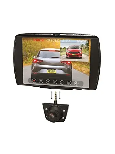 Car and Driver Full HD Dual-View Dash Cam, Old va Orqa Ko'rinish Tizimi Modulli Kamera, 150 Graduslik Burchakli Ob'ektiv, Tungi Ko'rish, To'qnashuvni Aniqlash va G-Sensor - 3