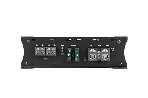 Car Audio Amplifier ZE500.1 1000W Monoblock Class D MOSFET Subwoofer Audio, 1-4 Ohm Stable, Low Pass Crossover, MOSFET Power Supply, Stereo - 5