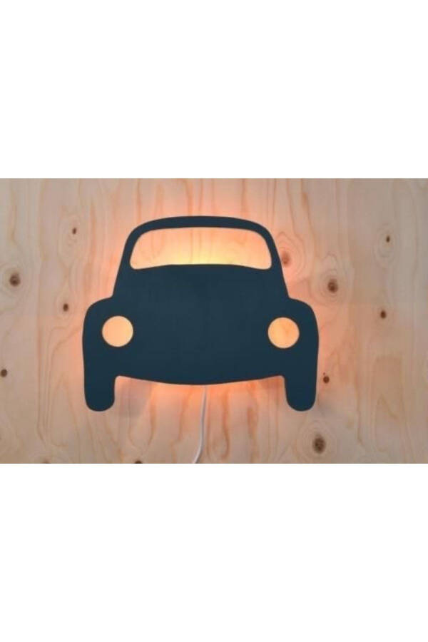 Car Baby Room Children's Room Illuminated Decorative Wall Ornament - 1