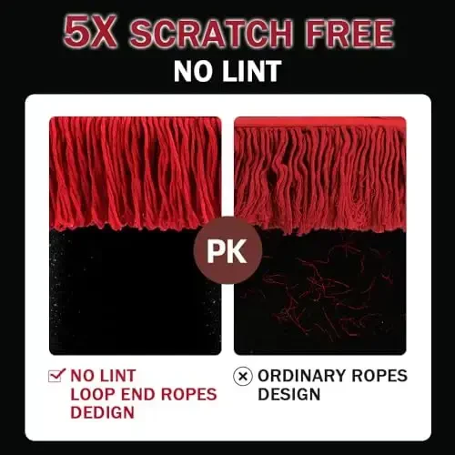 Car Duster-Stocking Stuffers Gifts for Men Women-Wax Cotton Hair, Scratch-Free Travel-Friendly Auto Cleaner, Truck, SUV, RV & Motorcycle - Extendable Handle, No Lint，Beach Travel Essentials - 5