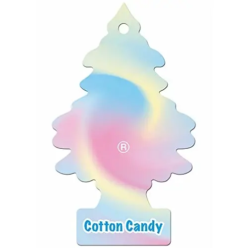 Car Freshner U1P10282 Little Trees Cotton Candy Air freshener, 24 Pack - 1