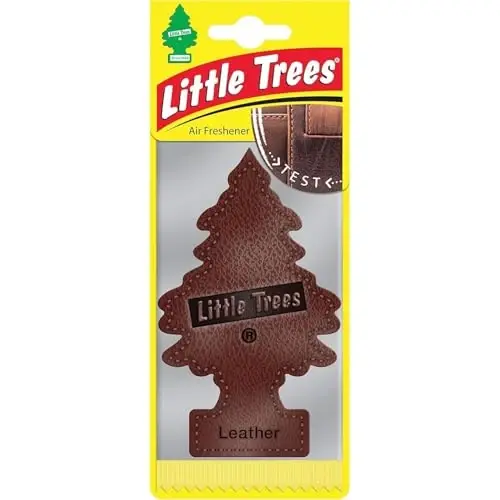 Car Freshner U1P10290 Little Trees Leather Air freshener, 24 Pack - 2