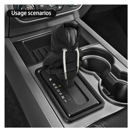 Car Gear Shift Hoodie, Modaga mos Gear Shift Knob Cover, Avtomatik Shifter uchun Mini Hoodie, Avto Ichki Qism uchun Chiroyli Gadjetlar, Universal Avto Bezash Aksessuarlari - 3