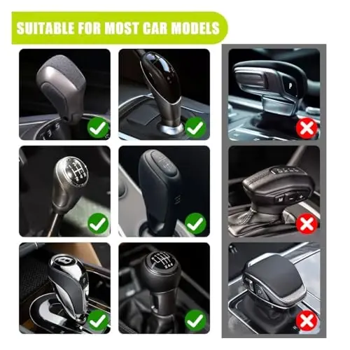 Car Gear Shift Hoodie, Modaga mos Gear Shift Knob qopqog'i, Avtomatik Shifter uchun mini Hoodie, Avto Ichki Jihozlar Yoqimli Gadjetlar, Universal Avtomobil Dekoratsiya Aksessuarlari - 3