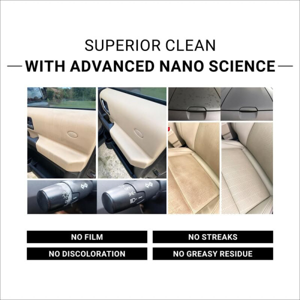 CAR GUYS Super Cleaner | Effective Car Interior Cleaner | Leather Car Seat Cleaner | Stain Remover for Carpet, Upholstery, Fabric, and Much More! | 18 Oz Kit - 5