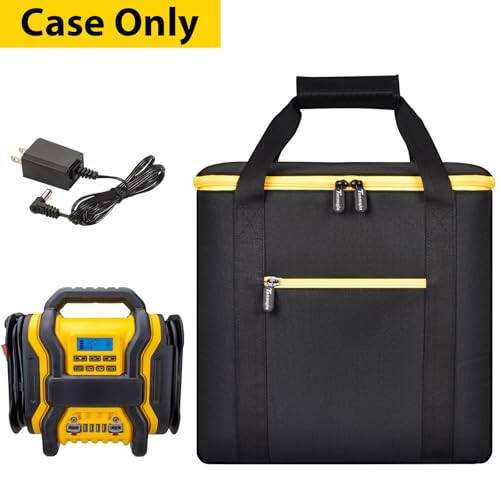 Car Jumper Starter Storage Bag Compatible with DEWALT DXAEPS14-Type2 2000 Peak Battery Amp 12V Automotive Battery Booster Jump Starter Power Station, Carrying Case Holder Container (Box Only) - 2