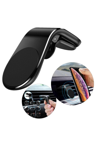 Car Magnetic Phone Holder Car Charger Lighter 2-Piece Vehicle Accessory Set - 10