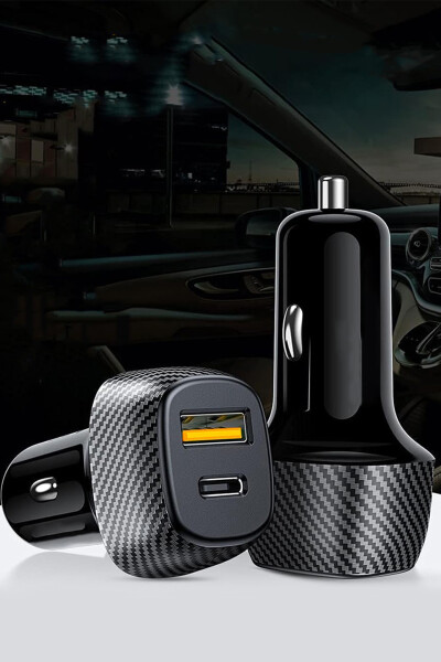 Car Metal Cigarette Lighter Charger Adapter with Type-c and Usb Input, Compatible with All Vehicles - 3