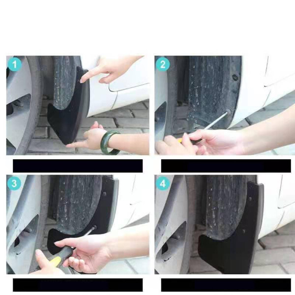 Car Mud Guards Flaps Splash Compatible for BYD Han EV 2020-2024 Accessories, Auto Parts Front Rear Mudguard Fender 4pcs/Set - 3