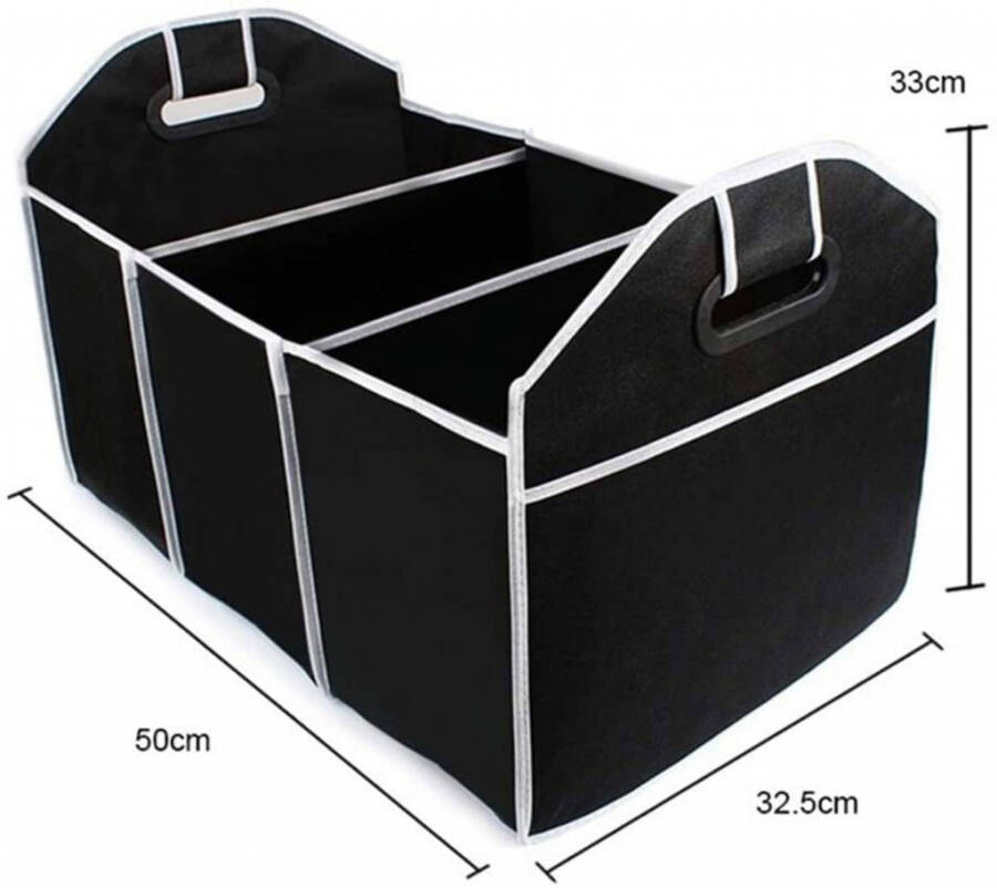 Car Storage Bag Trunk Storage Box Multi-Function Foldable Non-Woven Tidying Bag Car Organizer - 1