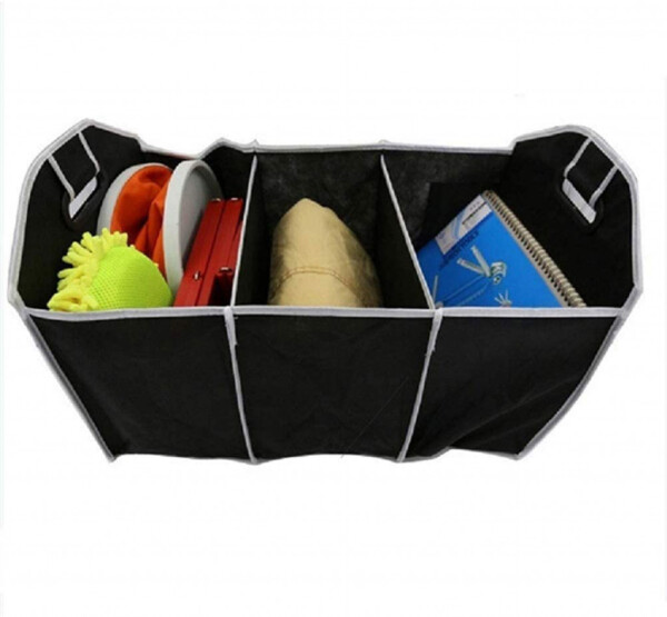 Car Storage Bag Trunk Storage Box Multi-Function Foldable Non-Woven Tidying Bag Car Organizer - 3