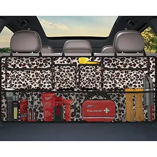 Car Trunk Organizer, Large Capacity Backseat Trunk Organizer (42