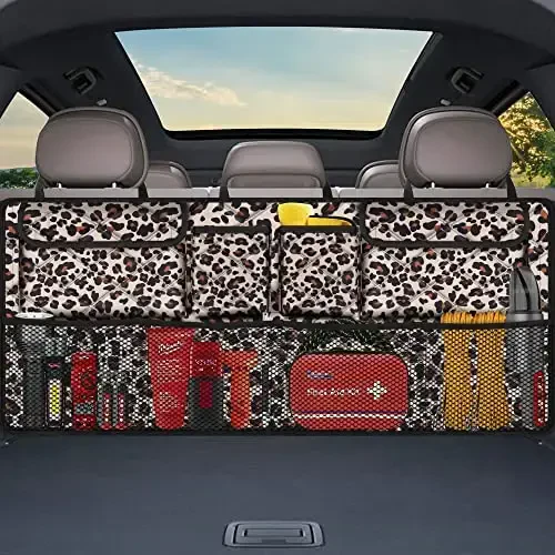 Car Trunk Organizer, Large Capacity Backseat Trunk Organizer (42