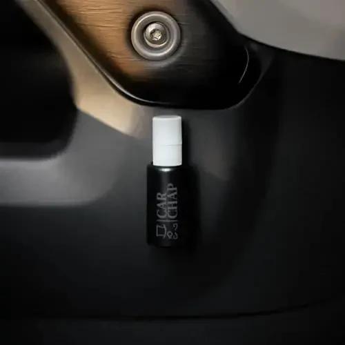 CarChap Car Lip Balm Holder [THE ORIGINAL], Chapstick Holder for Car, Mess Free in the Heat. Featured in Car and Driver. USA Made, Patent Pending. Interior Car Accessories for Women and Men [BLACK] - 6