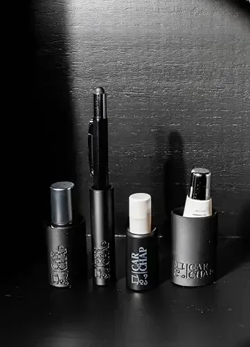 CarChap Car Lip Balm Holder [THE ORIGINAL], Chapstick Holder for Car, Mess Free in the Heat. Featured in Car and Driver. USA Made, Patent Pending. Interior Car Accessories for Women and Men [BLACK] - 7