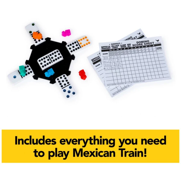 Cardinal Classics Mexican Train Dominoes Set, for Ages 8 and up - 4