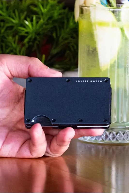 Cardx - Burano Clips - Yeni Nesil Minimalist Cüzdan & Metal Kartlık - Rfıd Koruma Unisex (GRİ)-Gri - 8