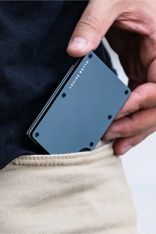 Cardx - Burano Clips - Yeni Nesil Minimalist Cüzdan & Metal Kartlık - Rfıd Koruma Unisex (GRİ)-Gri - 5