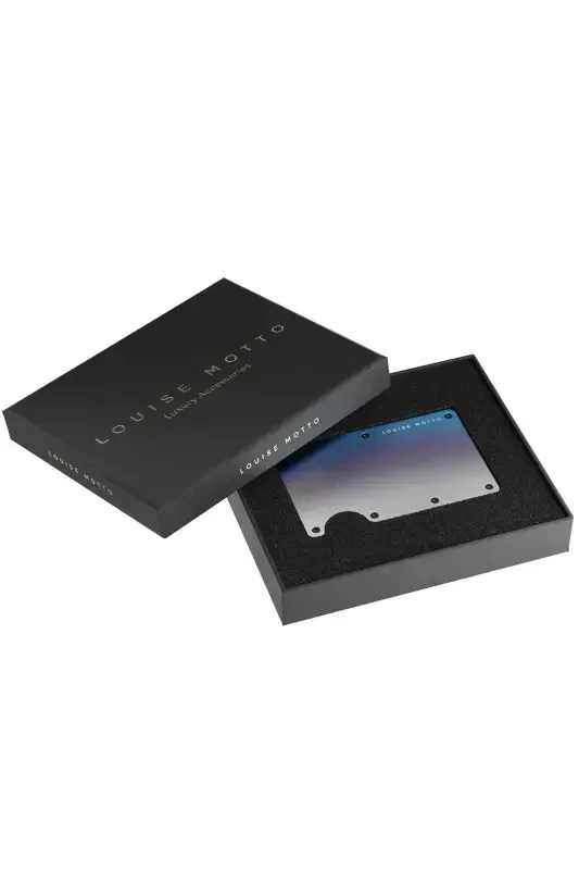 Cardx - Burnt Clips - Yeni Nesil Minimalist Metal Cüzdan, Kartlık - Rfid , Kadın Erkek (YANIK METAL)-Yanık Metal - 5