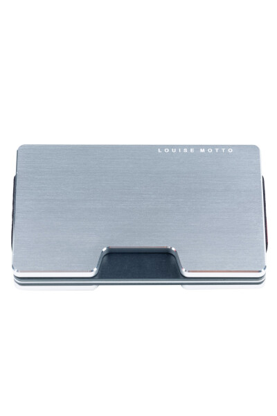 Cardx - Detroit - Next Generation Metal Wallet & Card Holder - Rfid, Detachable Clip (SILVER) - 10