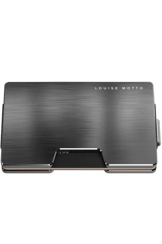 Cardx - Detroit - Новый Минималистичный Кошелек & Картхолдер - Rfid, Съемный Зажим Унисекс(СЕРЫЙ)-Серый - 2