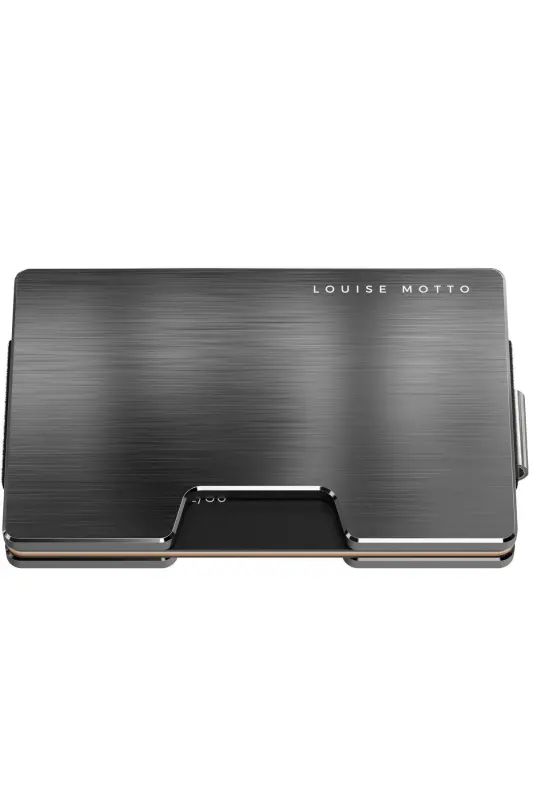 Cardx - Detroit - Yangi avlod minimalist hamyon va kartvizitница - Rfid, olinadigan qisqich Unisex(GRİ)-Kulrang - 2