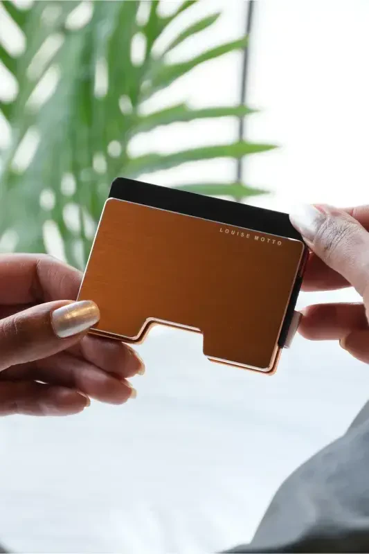 Cardx - Detroit - Yeni Nesil Metal Cüzdan & Kartlık - Rfid, Çıkarılabilir Klips Unisex(GOLD)-Gold - 5