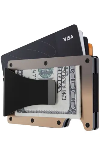 Cardx - Sandstorm Clips - Yeni Nesil Minimalist Metal Cüzdan, Kartlık - Rfid Blocking(ÇÖL FIRTINASI)-Çöl Fırtınası - 7