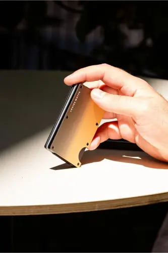 Cardx - Sandstorm Clips - Yeni Nesil Minimalist Metal Cüzdan, Kartlık - Rfid Blocking(ÇÖL FIRTINASI)-Çöl Fırtınası - 8