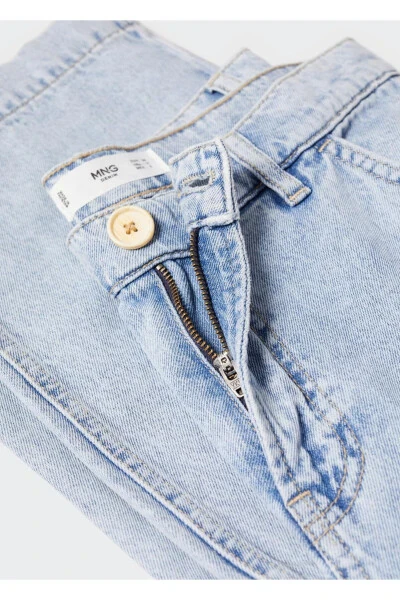 Cargo Denim Trousers with Pockets - 6