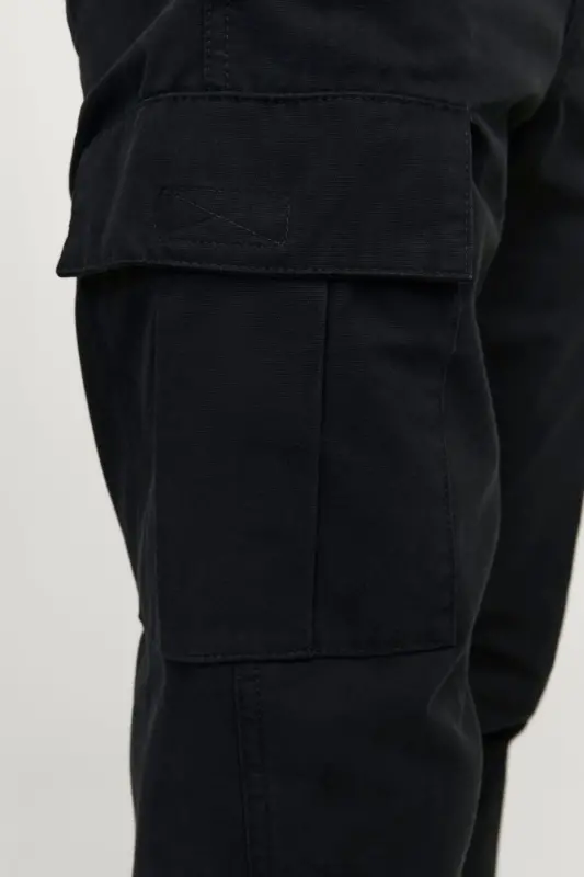 Cargo Hose Relaxed Fit Cargo Hose-Black - 8