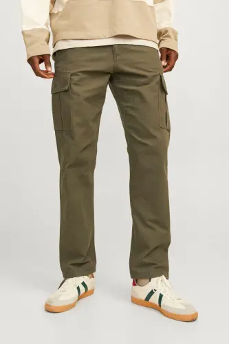 Cargo Hose Relaxed Fit Cargo Pant-Olive Night - JACK & JONES (1)