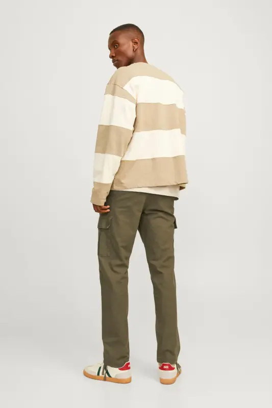 Cargo Hose Relaxed Fit Cargo Pant-Olive Night - 3