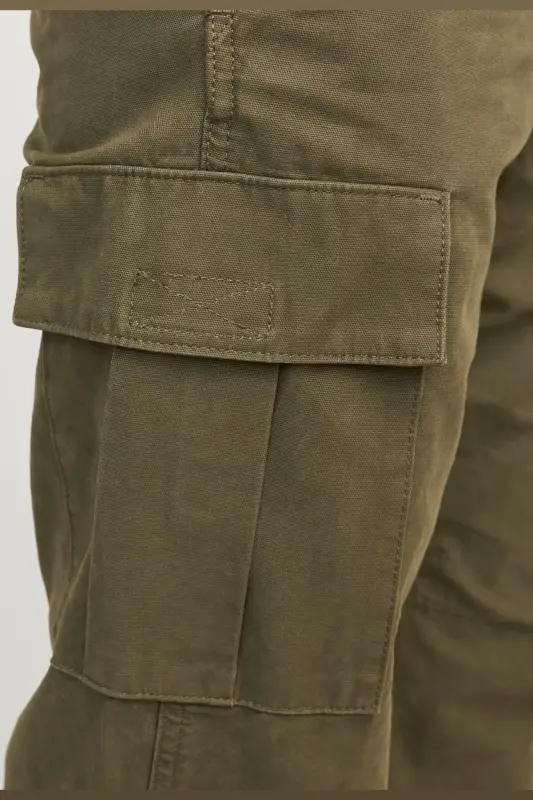 Cargo Hose Relaxed Fit Cargo Pant-Olive Night - 8