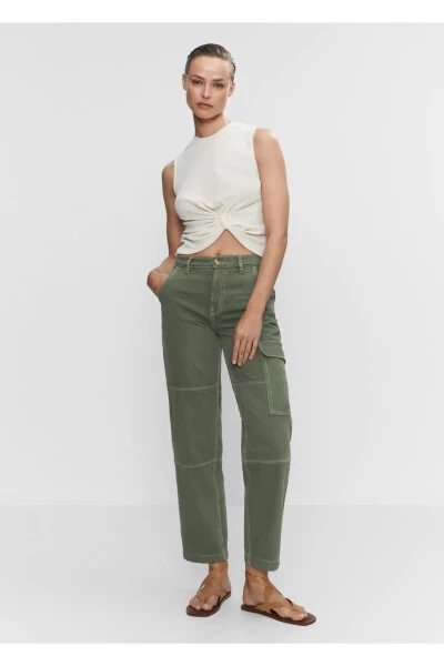 Cargo Jeans with Pockets - 2