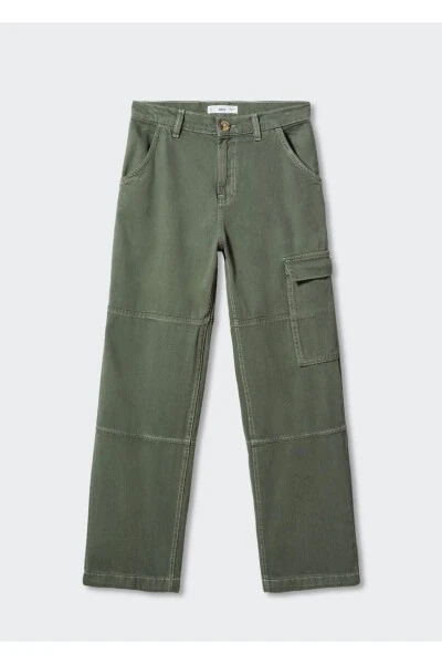 Cargo Jeans with Pockets - 3