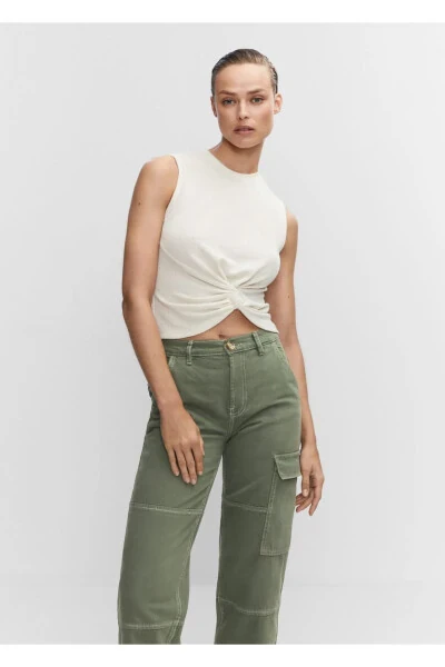 Cargo Jeans with Pockets - 8