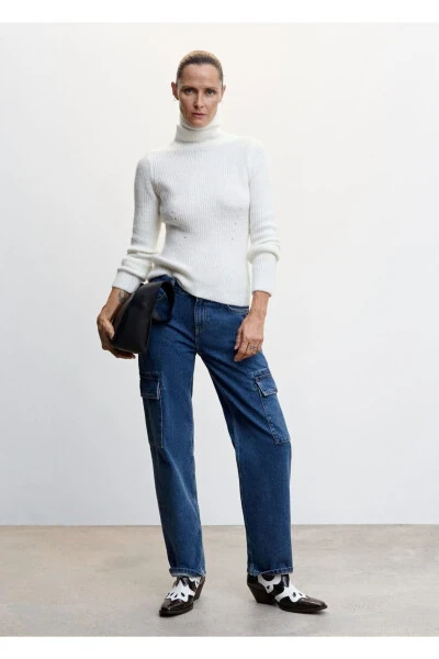 Cargo Jeans with Pockets - MANGO (1)