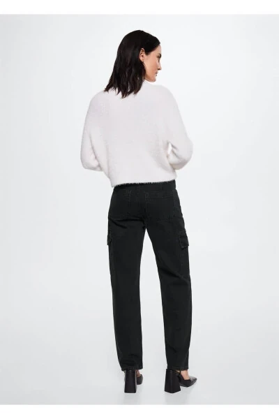 Cargo Jeans with Pockets - 4