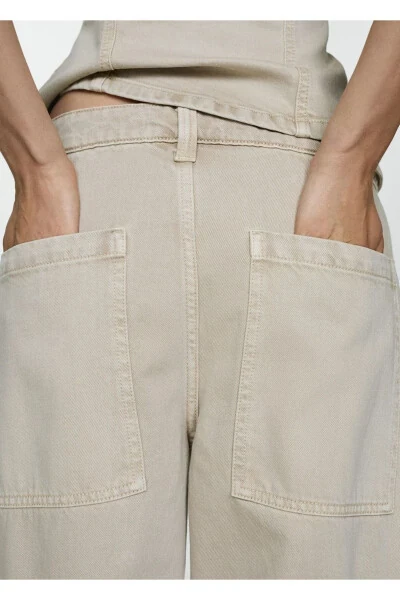 Cargo Jeans with Pockets - 7